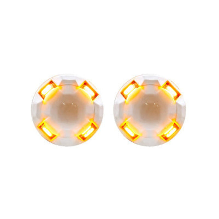 High Power 8 LED 1156 Light Bulbs Amber | United Pacific