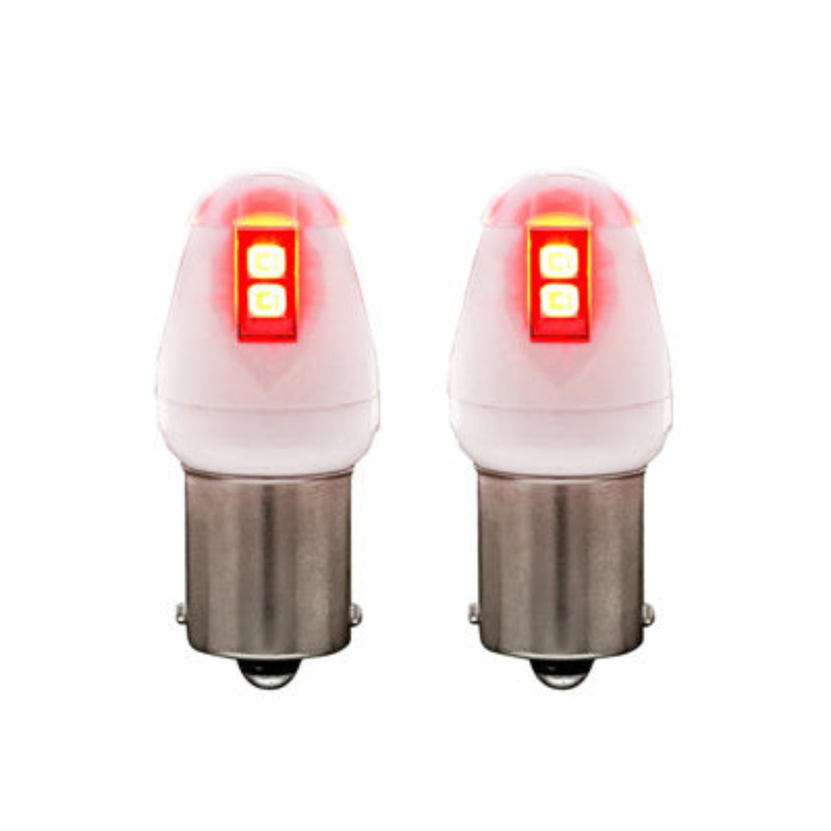 High Power 8 LED 1156 Light Bulbs Red | United Pacific