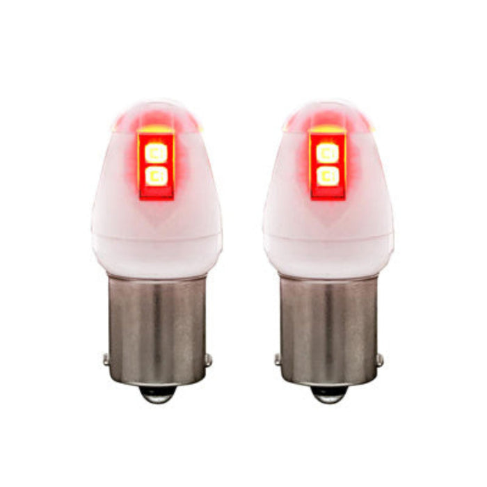 High Power 8 LED 1156 Light Bulbs Red | United Pacific