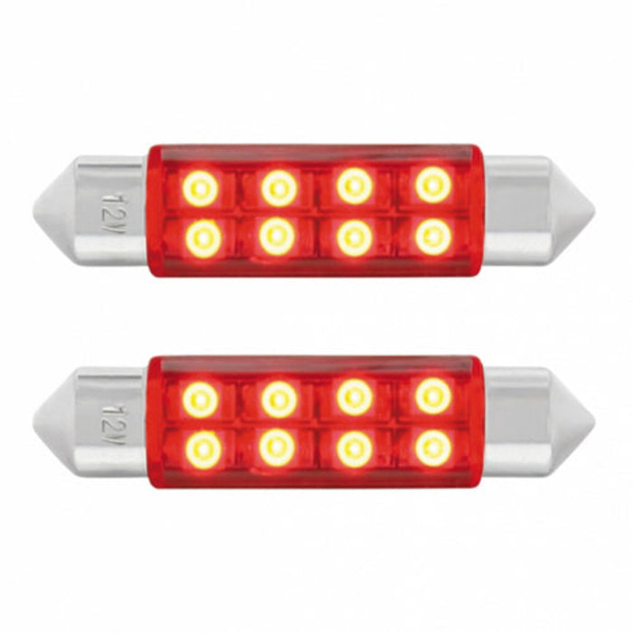 8 SMD Micro LED 211-2 Light Bulb | Red | United Pacific