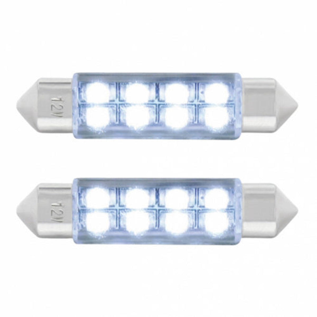 8 SMD Micro LED 211-2 Light Bulb | White | United Pacific