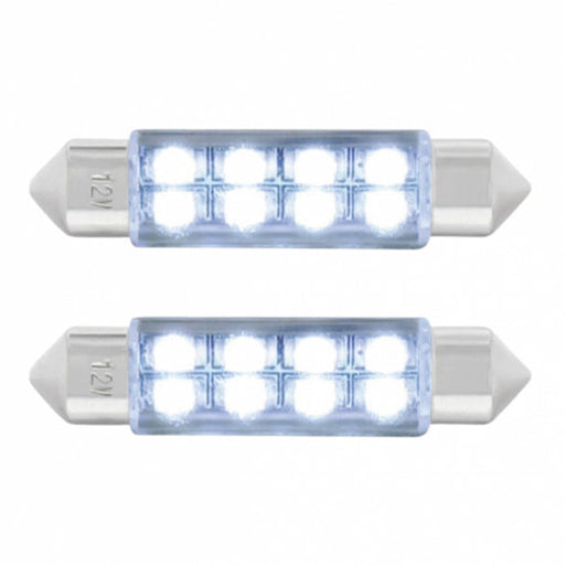 8 SMD Micro LED 211-2 Light Bulb | White | United Pacific