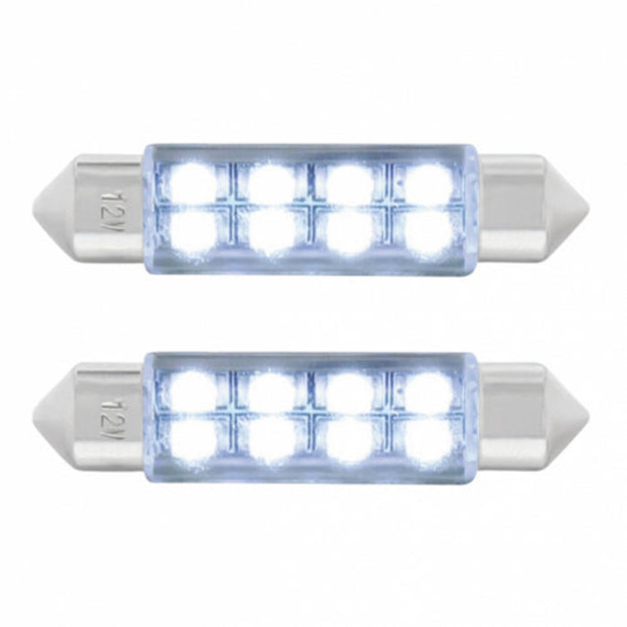 8 SMD Micro LED 211-2 Light Bulb | White | United Pacific