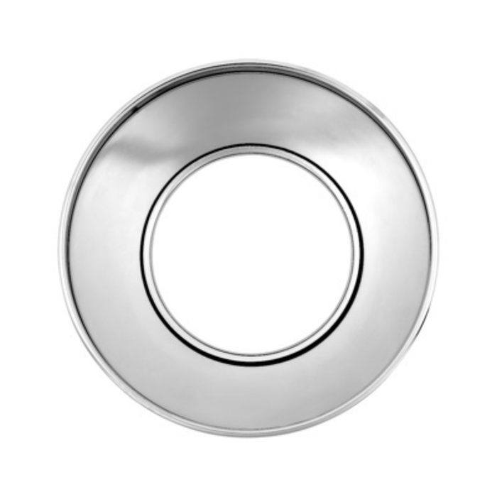 8″ Chrome Rear Hubcap with Hubometer Cutout | 304 Stainless Steel | United Pacific