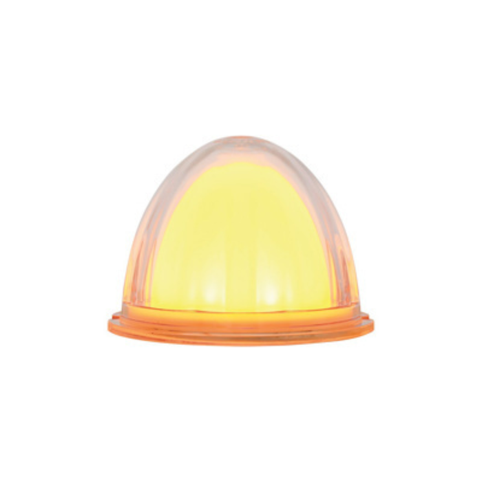 9 LED GloLight Watermelon Cab / Auxiliary Light | Clear Lens Amber LED | United Pacific