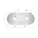 Above Door Dome Light Plate Kenworth Peterbilt | United Pacific