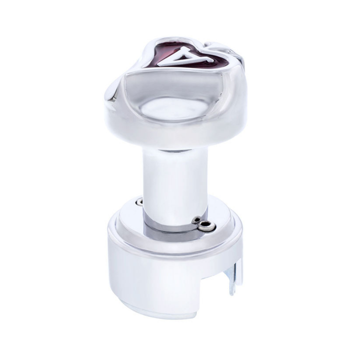 Ace of Spade Thread-On Gearshift Knob | Chrome | Fits 13 15 18 Speed Shifters | United Pacific