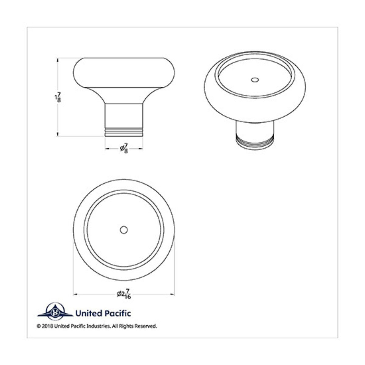 Air Force Medallion Air Valve Knob | United Pacific