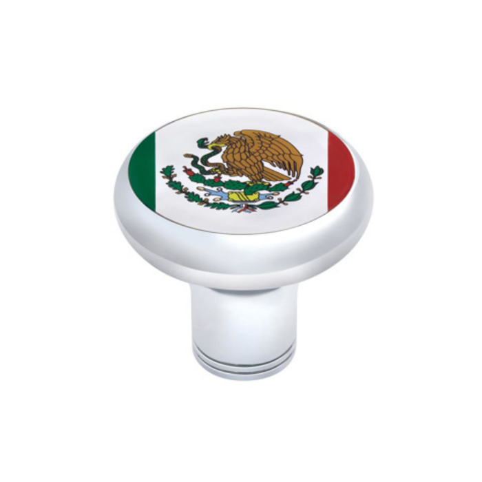 Deluxe Air Valve Knob Mexico Flag | United Pacific