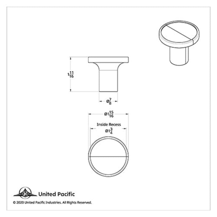 Aluminum Screw-On Air Valve Knob | United Pacific