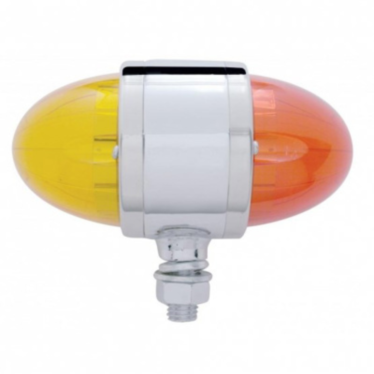 Amber Red Dual Function LED Reflector Double Face Pedestal Light | Amber Red Lens | United Pacific