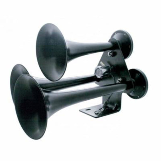 Black 3 Trumpets Train Horn | United Pacific