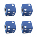 Dice Valve Caps | Blue with White Dots | 4-Pack | United Pacific