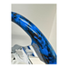 Blue Skull Steering Wheel 18" Damaged | United Pacific
