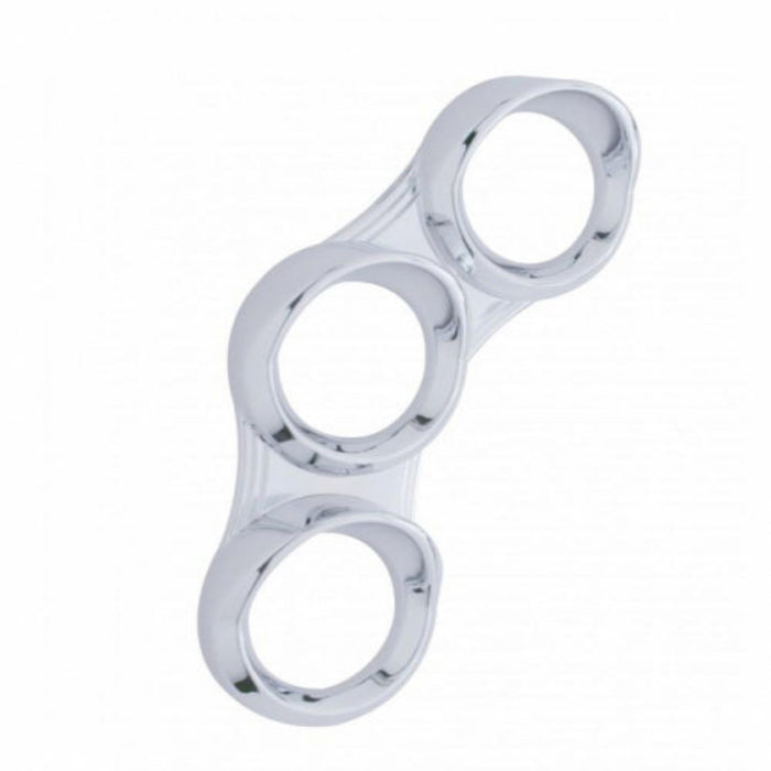 Center Dash 3 Gauge Cluster Bezel with Visor Left Side | United Pacific