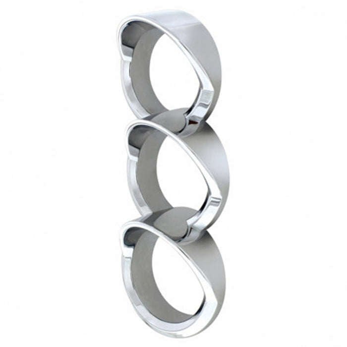 Center Dash 3 Gauge Cluster Bezel with Visor Right for Peterbilt | United Pacific