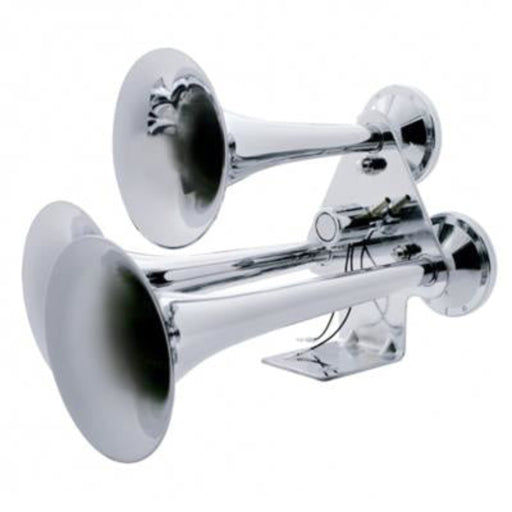 Chrome 3 Trumpets Train Horn | United Pacific