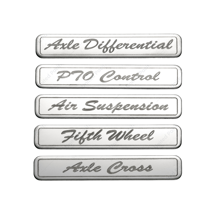 Chrome 4-Rocker Switch Cover for Peterbilt 579 | United Pacific