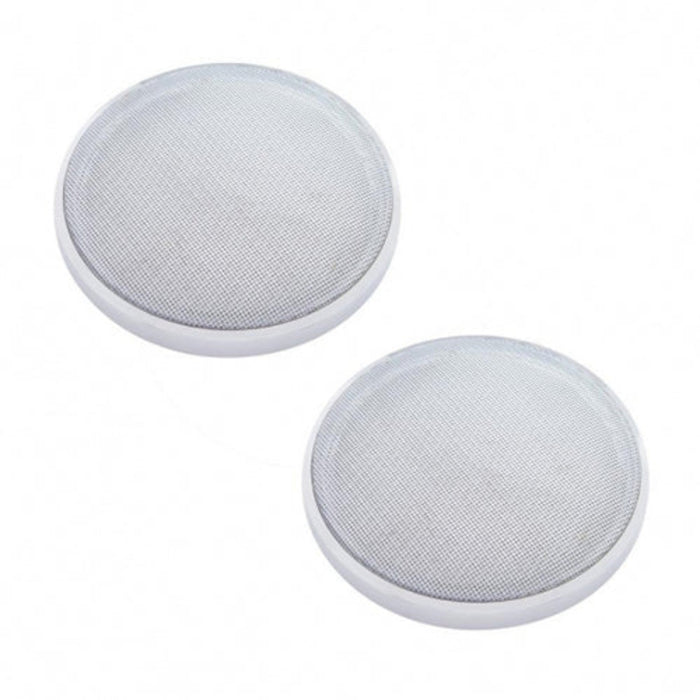 Chrome 6-1/2 Inch Round Speaker Cover for Peterbilt | United Pacific