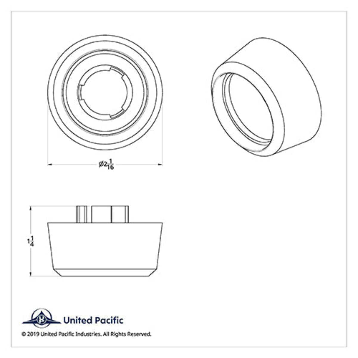 Chrome A/C Knob for Peterbilt 579 | United Pacific