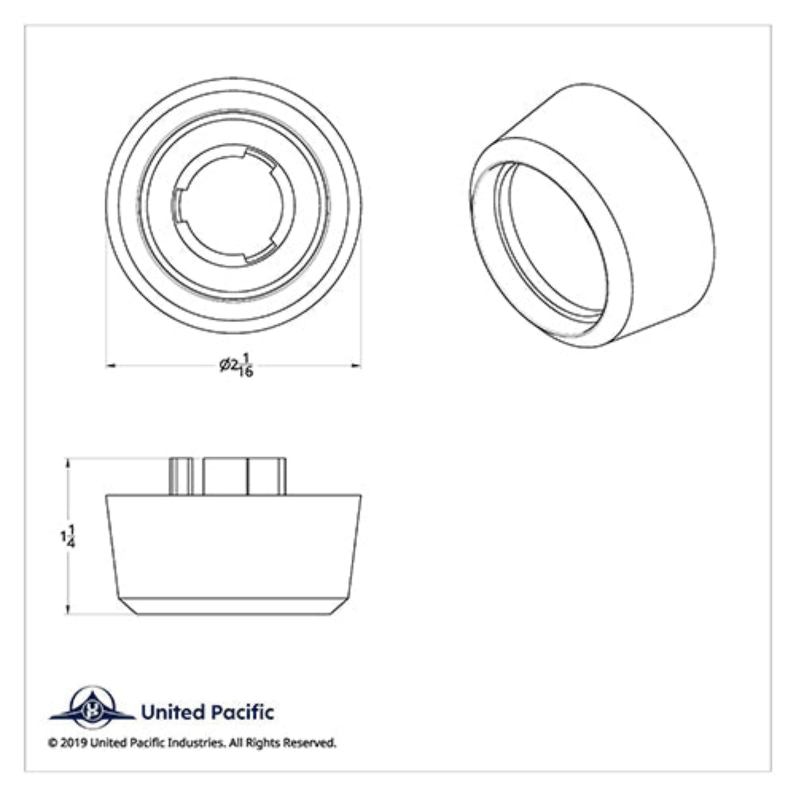 Chrome A/C Knob for Peterbilt 579 | United Pacific
