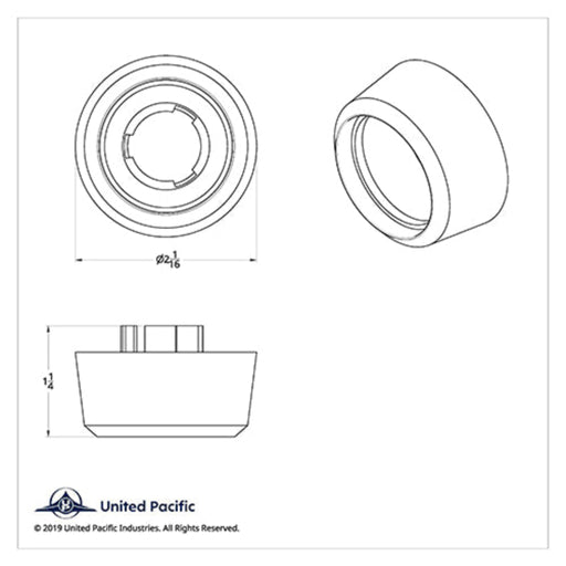 Chrome A/C Knob for Peterbilt 579 | United Pacific