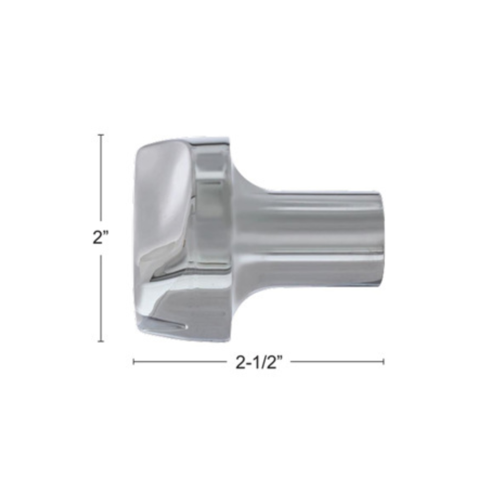 Chrome Ace of Spades Air Valve Knob Red Inlay | United Pacific