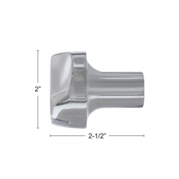 Chrome Ace of Spades Air Valve Knob Red Inlay | United Pacific