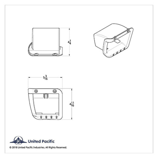 Chrome Ashtray Trim for Peterbilt | United Pacific