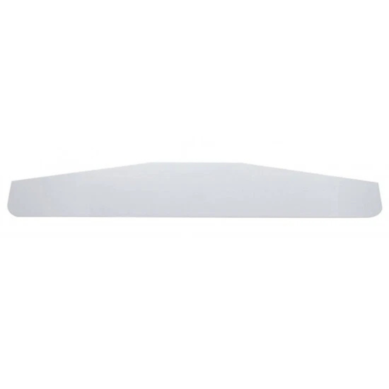Chrome Bottom Mud Flap Plate | 4x24 | Welded Stud | United Pacific
