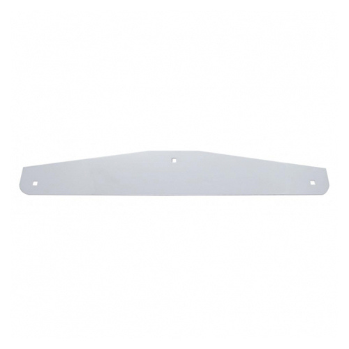 4" × 20" Chrome Bottom Mud Flap Plate | Bolt-Thru | United Pacific