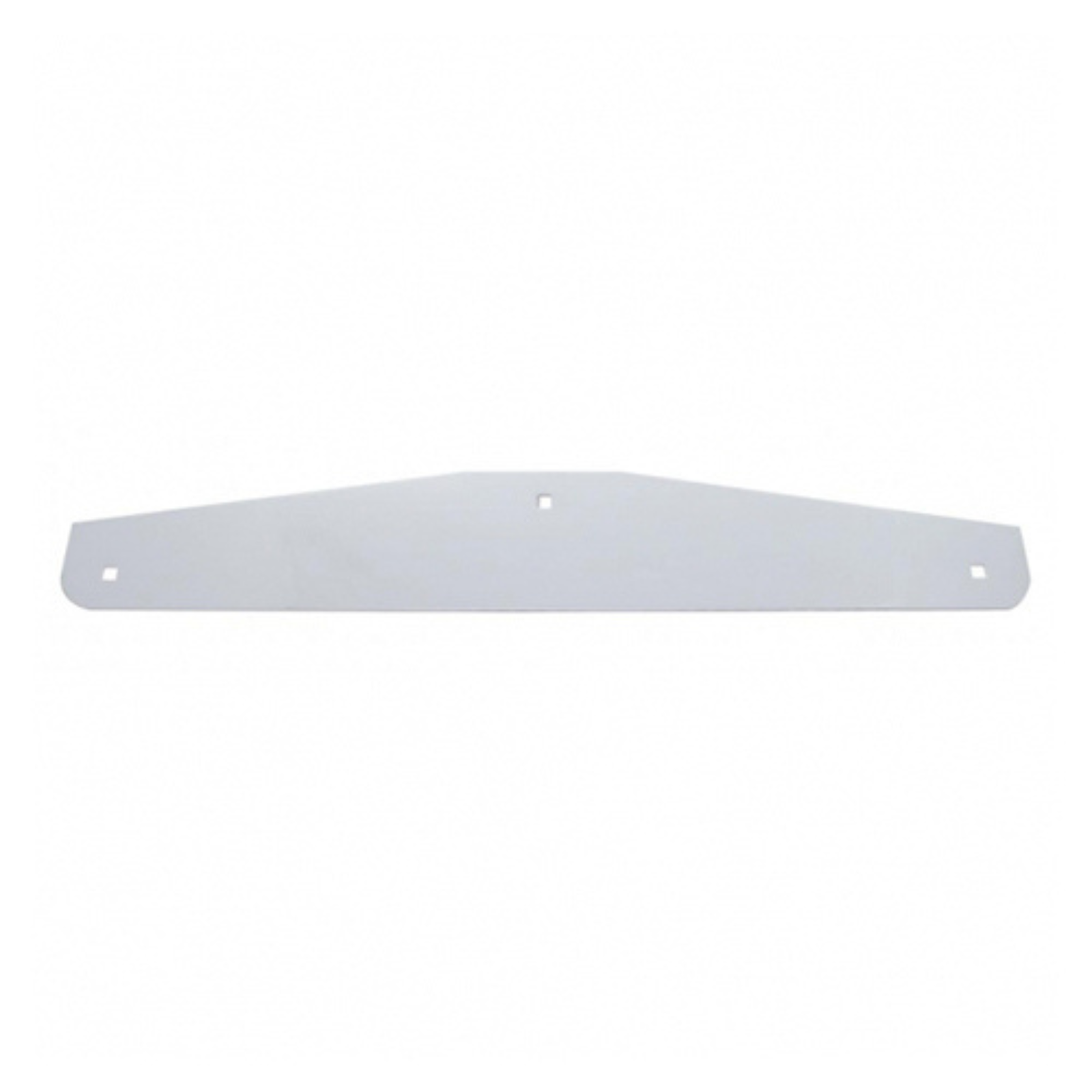 4" × 20" Chrome Bottom Mud Flap Plate | Bolt-Thru | United Pacific