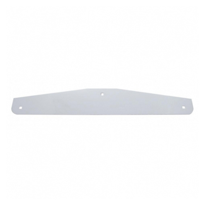 4" × 20" Chrome Bottom Mud Flap Plate | Bolt-Thru | United Pacific