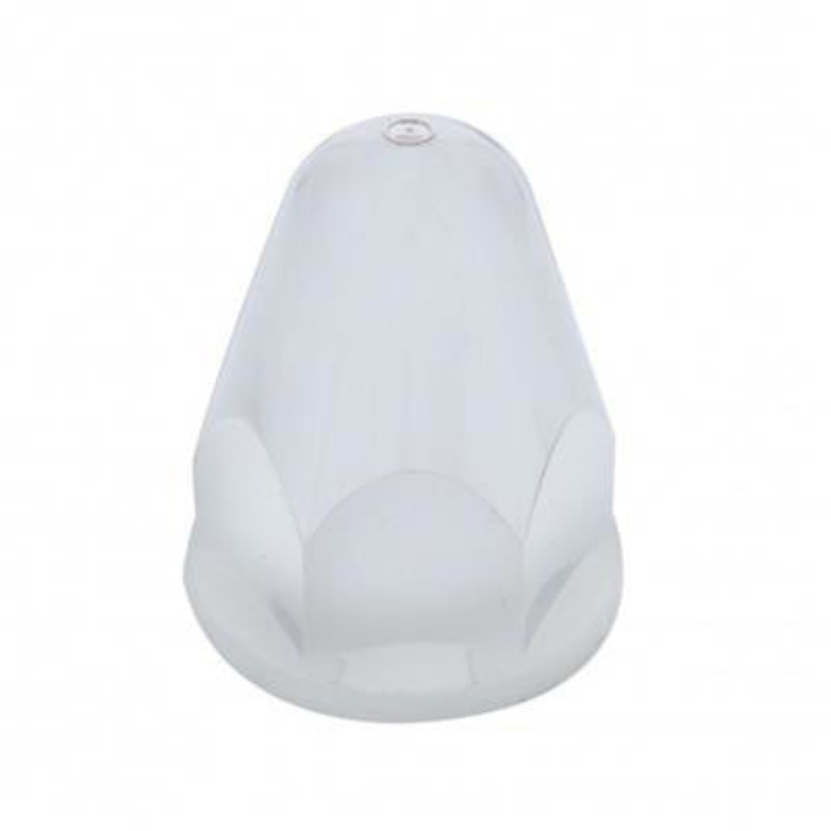 Chrome Bullet Nut Cover with Flange Push-On 1-1/2 Inch | United Pacific