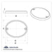 Chrome CB Radio Speaker Cover for Kenworth and Peterbilt | United Pacific