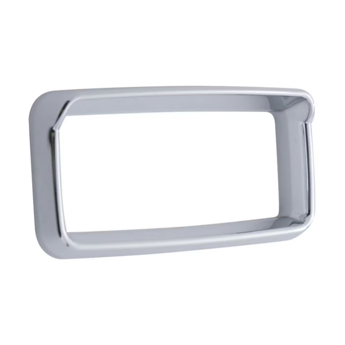 Chrome Center Dash Instrument Bezel with Visor for Peterbilt | United Pacific