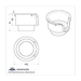 Chrome Cup Holder Insert for Kenworth and Peterbilt | United Pacific