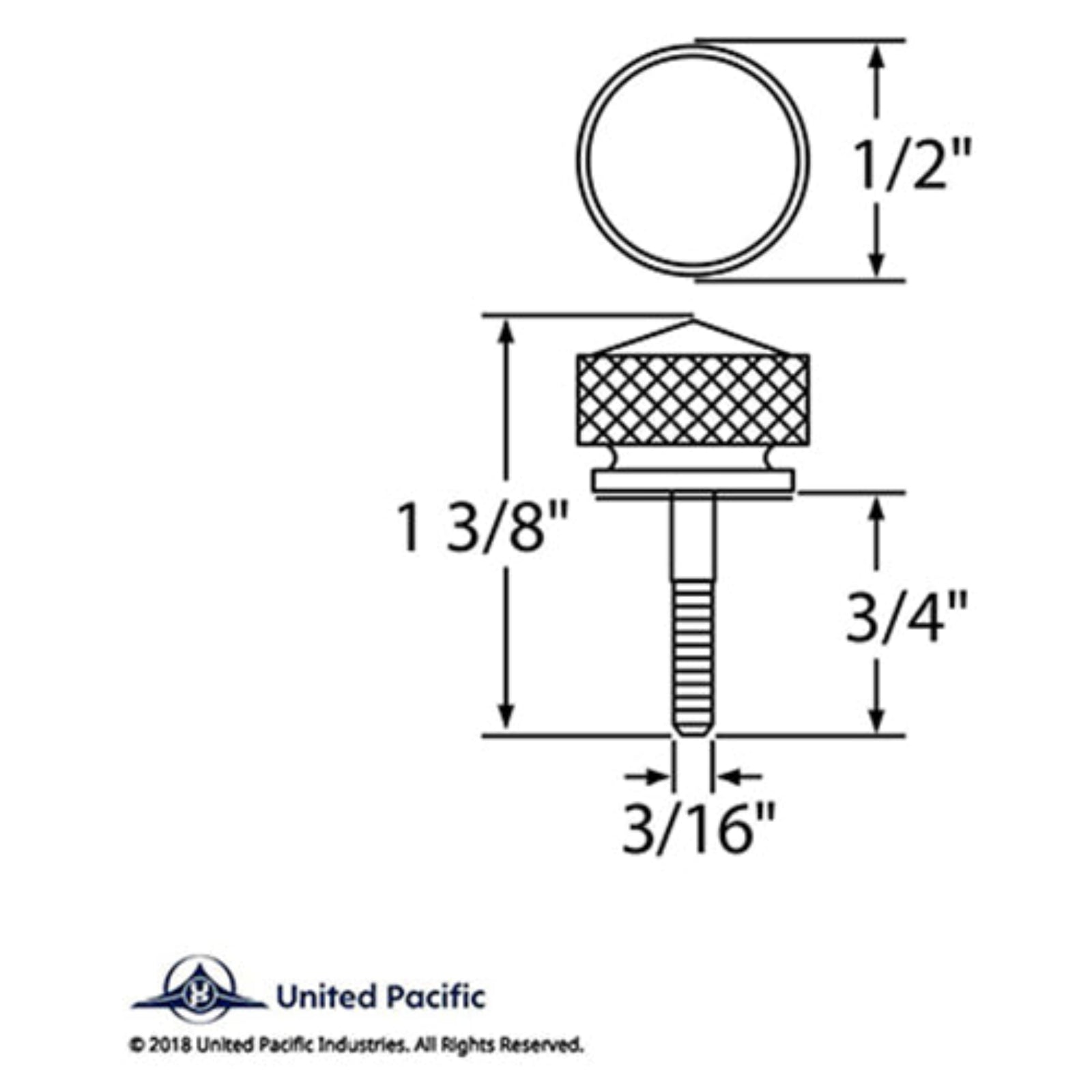 Chrome Dash Screws with Crystal (6 Pack) for Peterbilt | United Pacific