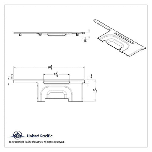 Chrome Dash Warning Light Panel Trim for Peterbilt | United Pacific