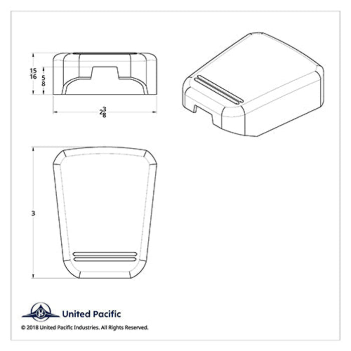 Chrome Diagnostic Plug Cover for Peterbilt | United Pacific