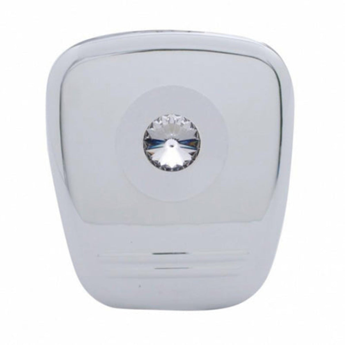 Chrome Diagnostic Plug Cover with Clear Crystal for Peterbilt | United Pacific