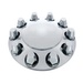 Chrome Dome Front Axle Cover with 33mm Thread-On Nut Covers | United Pacific