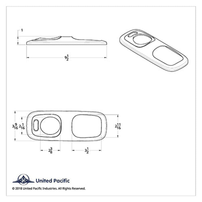 Chrome Dome Light Cover for Peterbilt | United Pacific