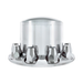 Chrome Dome Rear Axle Cover with 33mm Thread-On Nut Covers | United Pacific