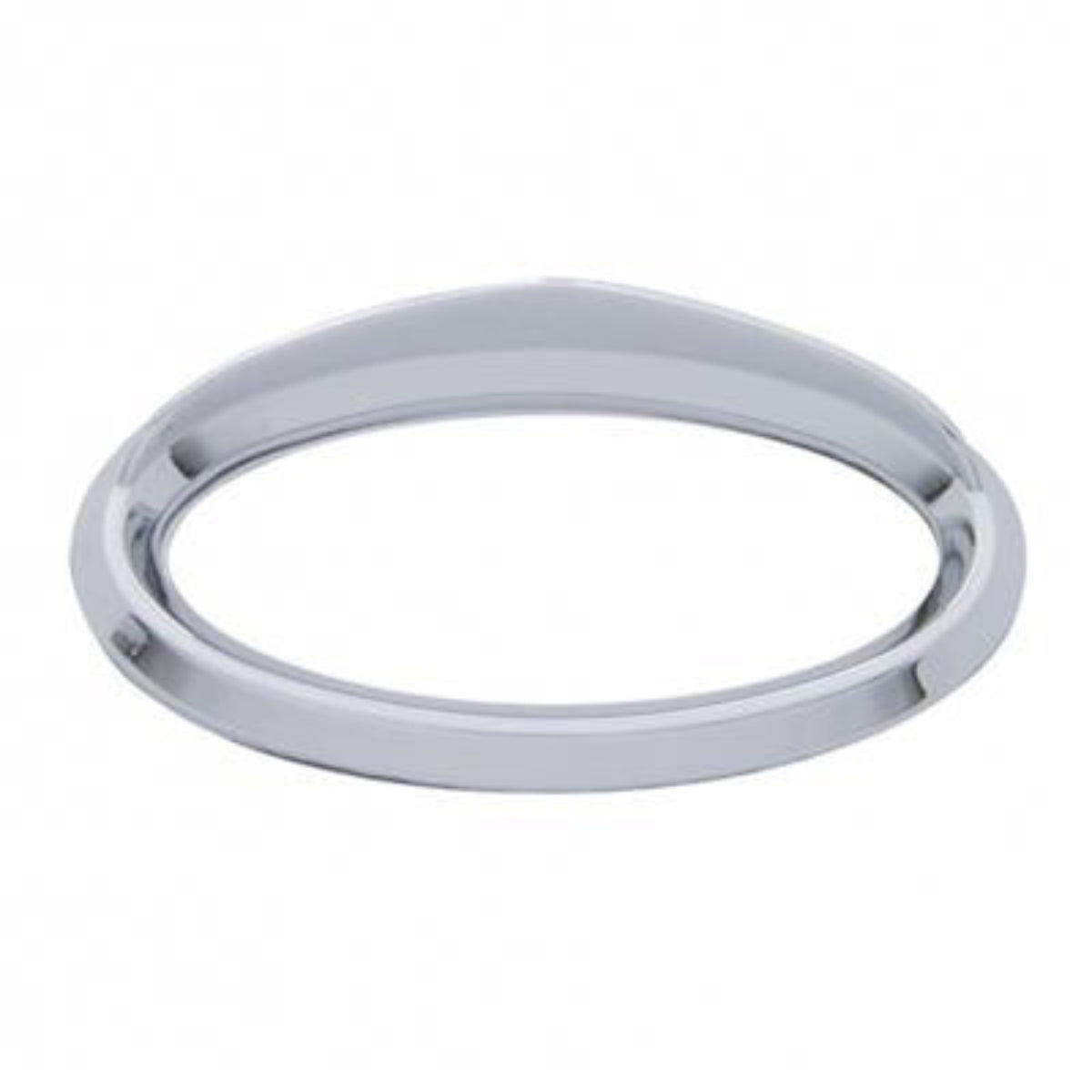 Chrome Door Emblem Bezels with Visor for Peterbilt | United Pacific