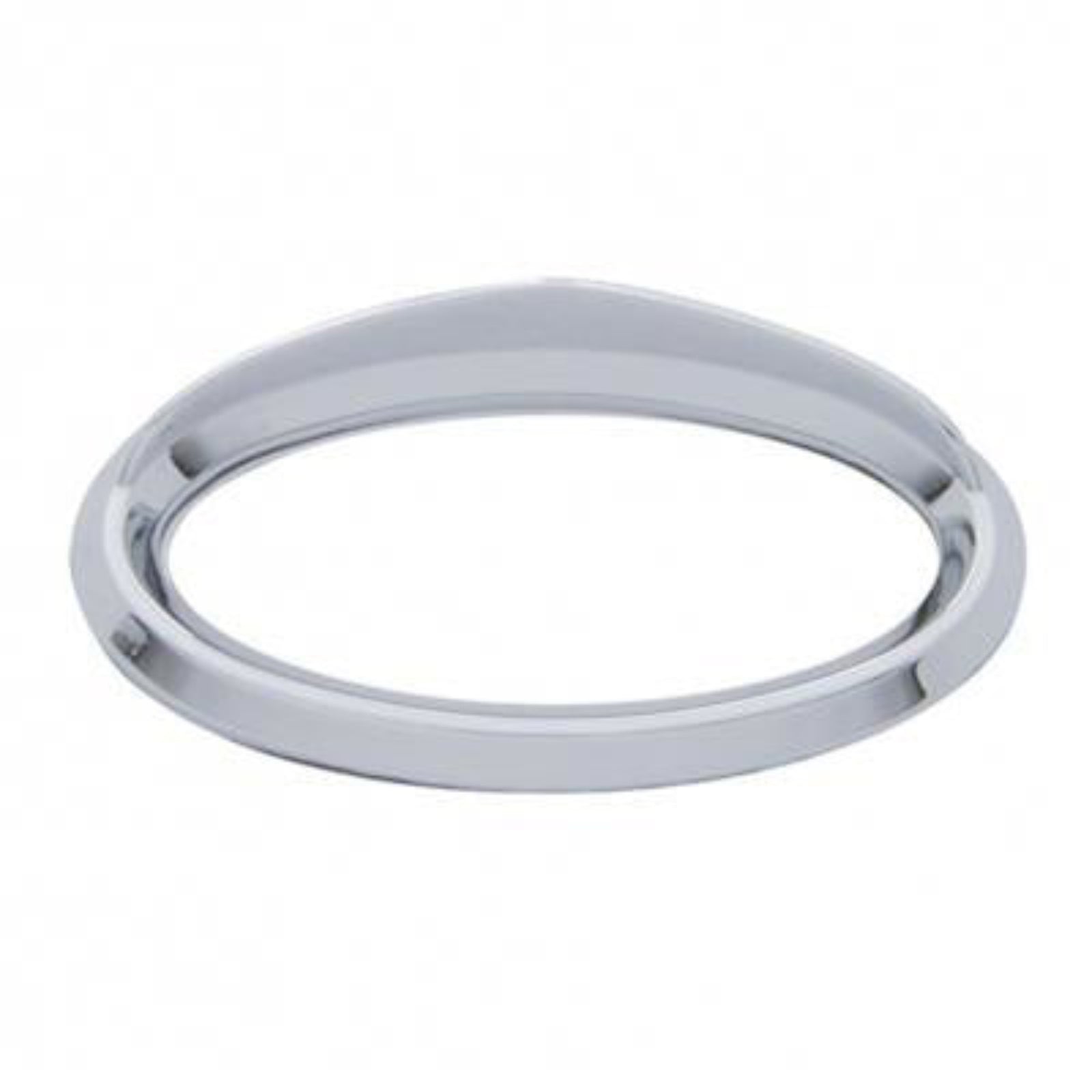 Chrome Door Emblem Bezels with Visor for Peterbilt | United Pacific