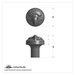 Chrome Eagle Air Valve Knob | United Pacific