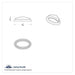 Chrome Glove Box Emblem Bezel for Peterbilt | United Pacific