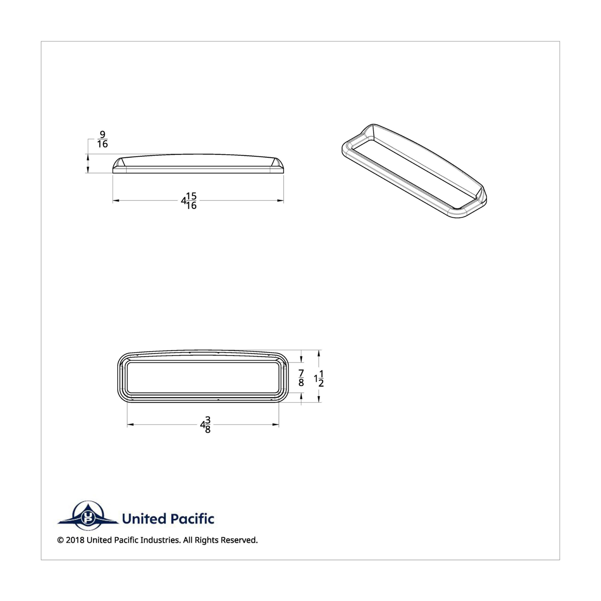 Chrome Glove Box Emblem | Kenworth | United Pacific