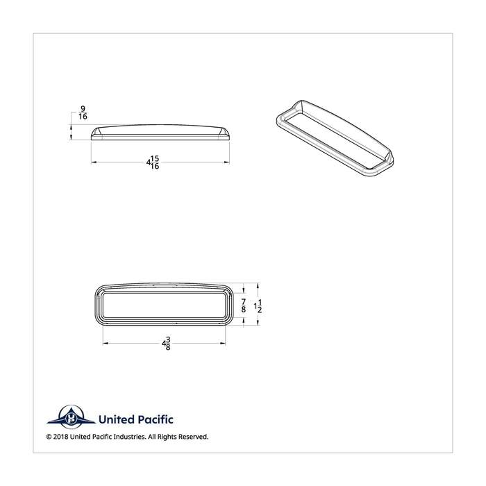 Chrome Glove Box Emblem | Kenworth | United Pacific